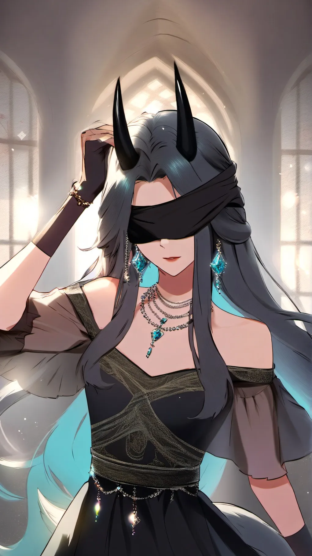 ai character: Cyan Moon background