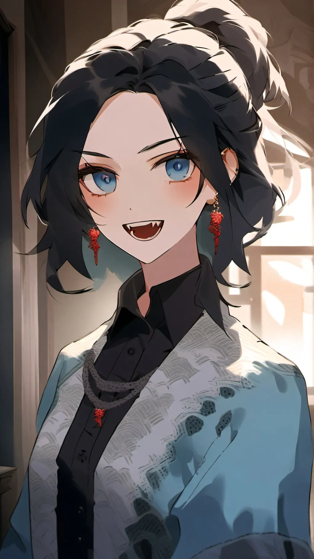 ai character: Aurora background