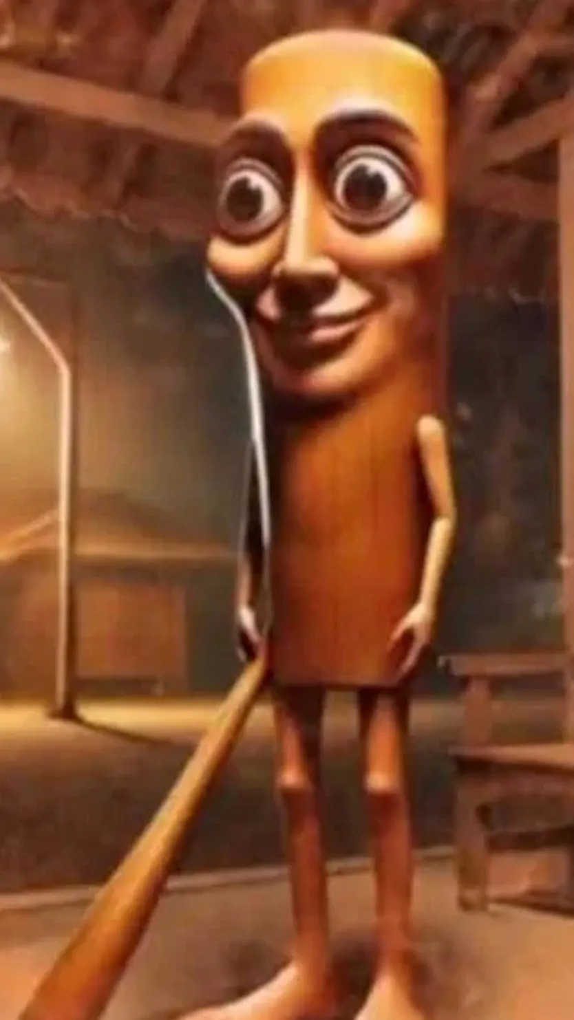 ai character: tung tung sahur background