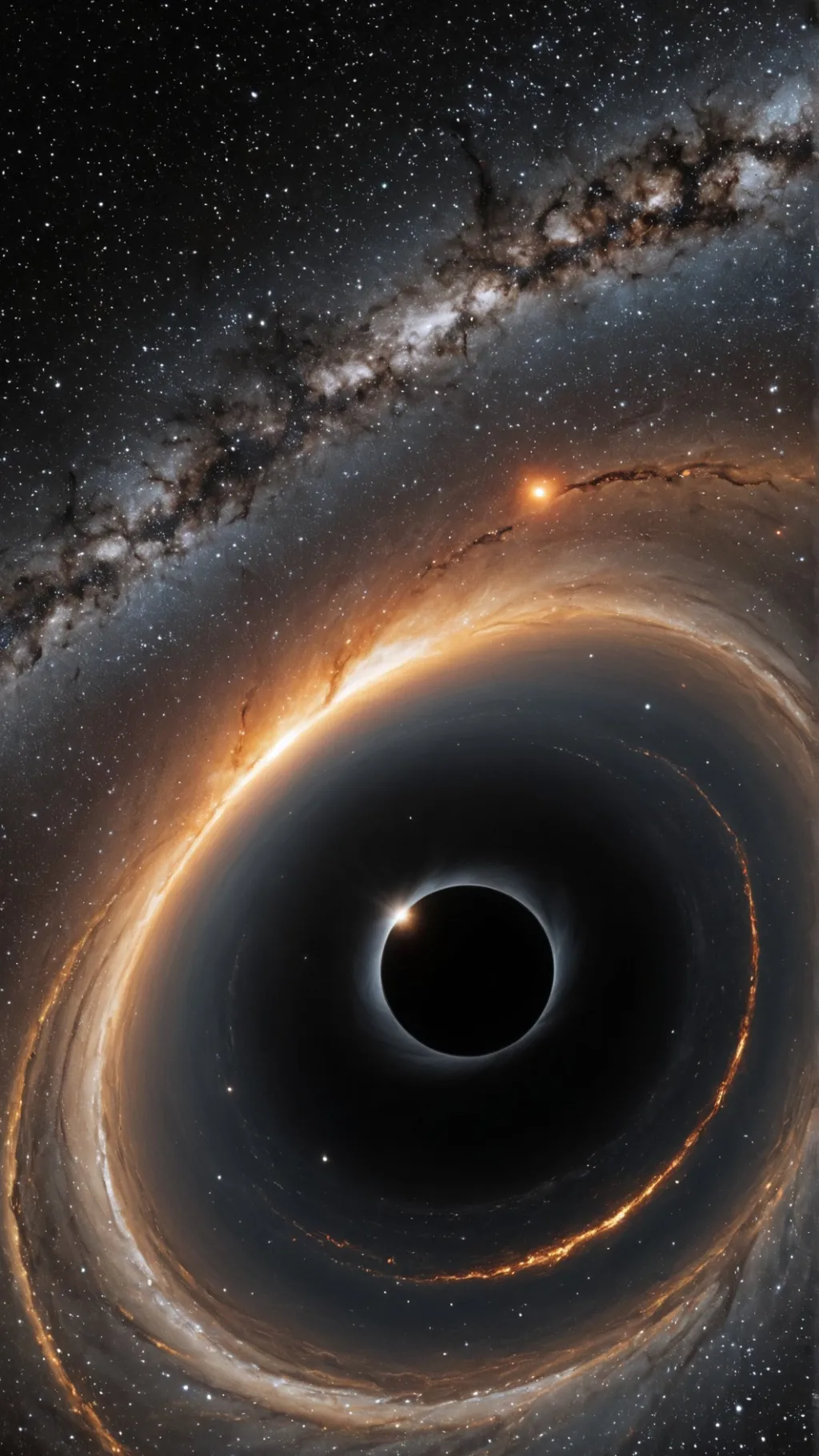 ai character: black hole background