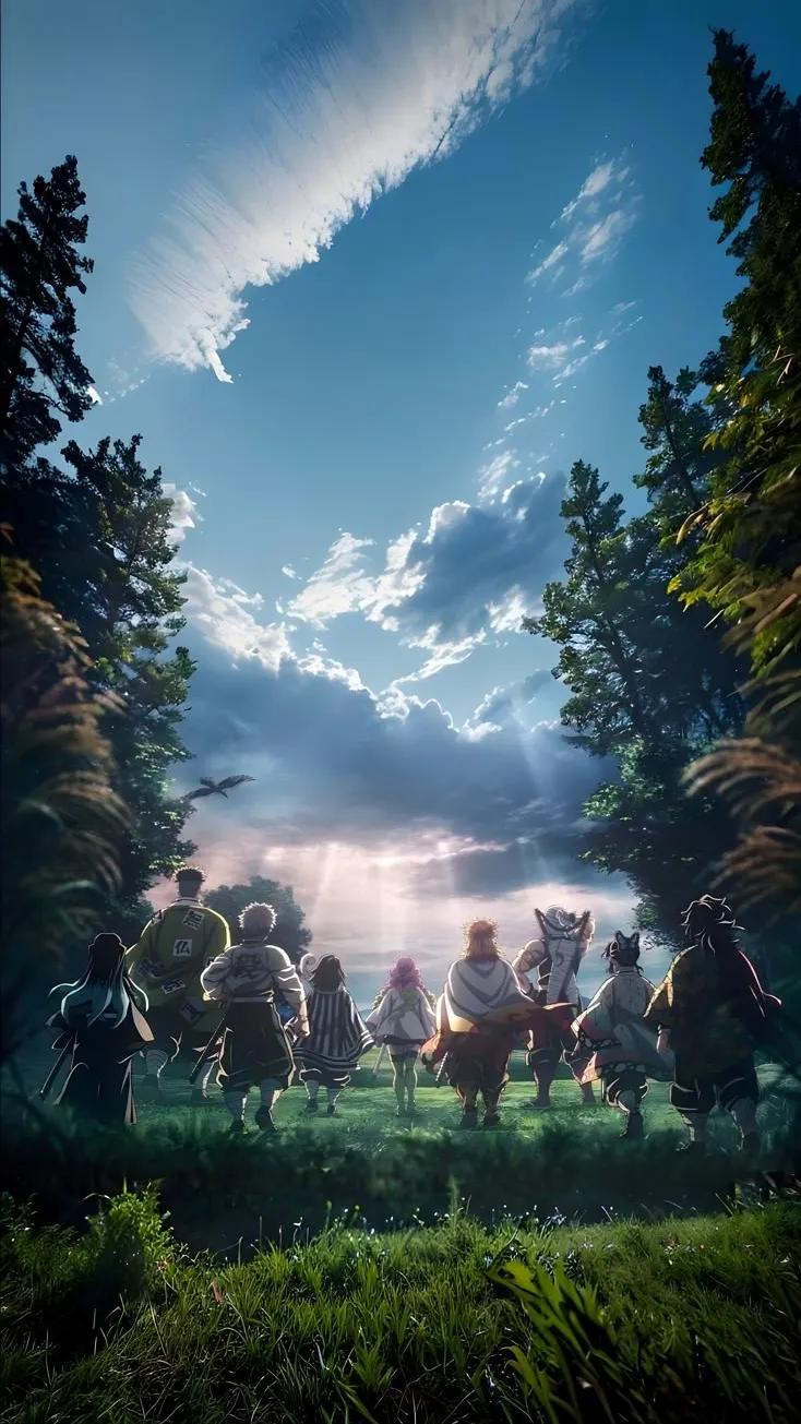 ai character: Demon slayer background