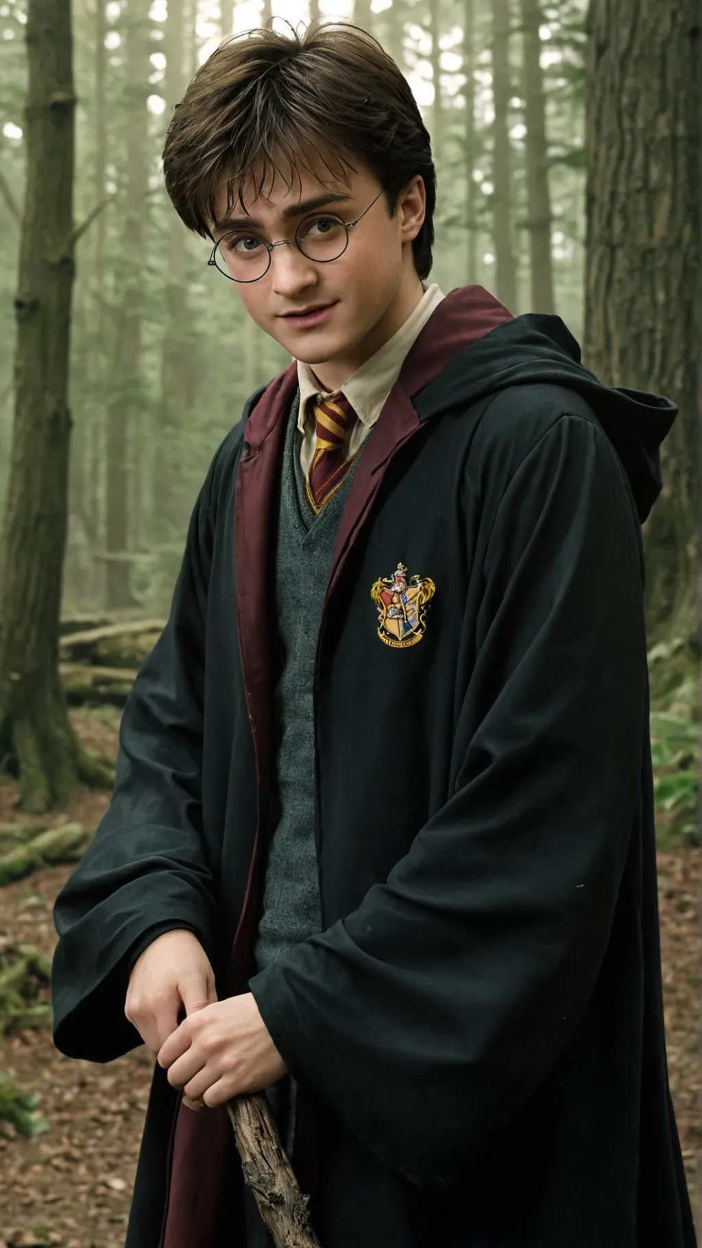 ai character: Harry  background