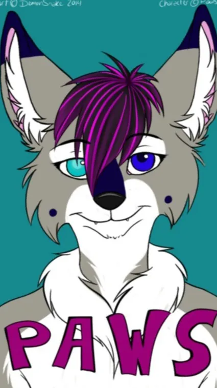 ai character: Paws background