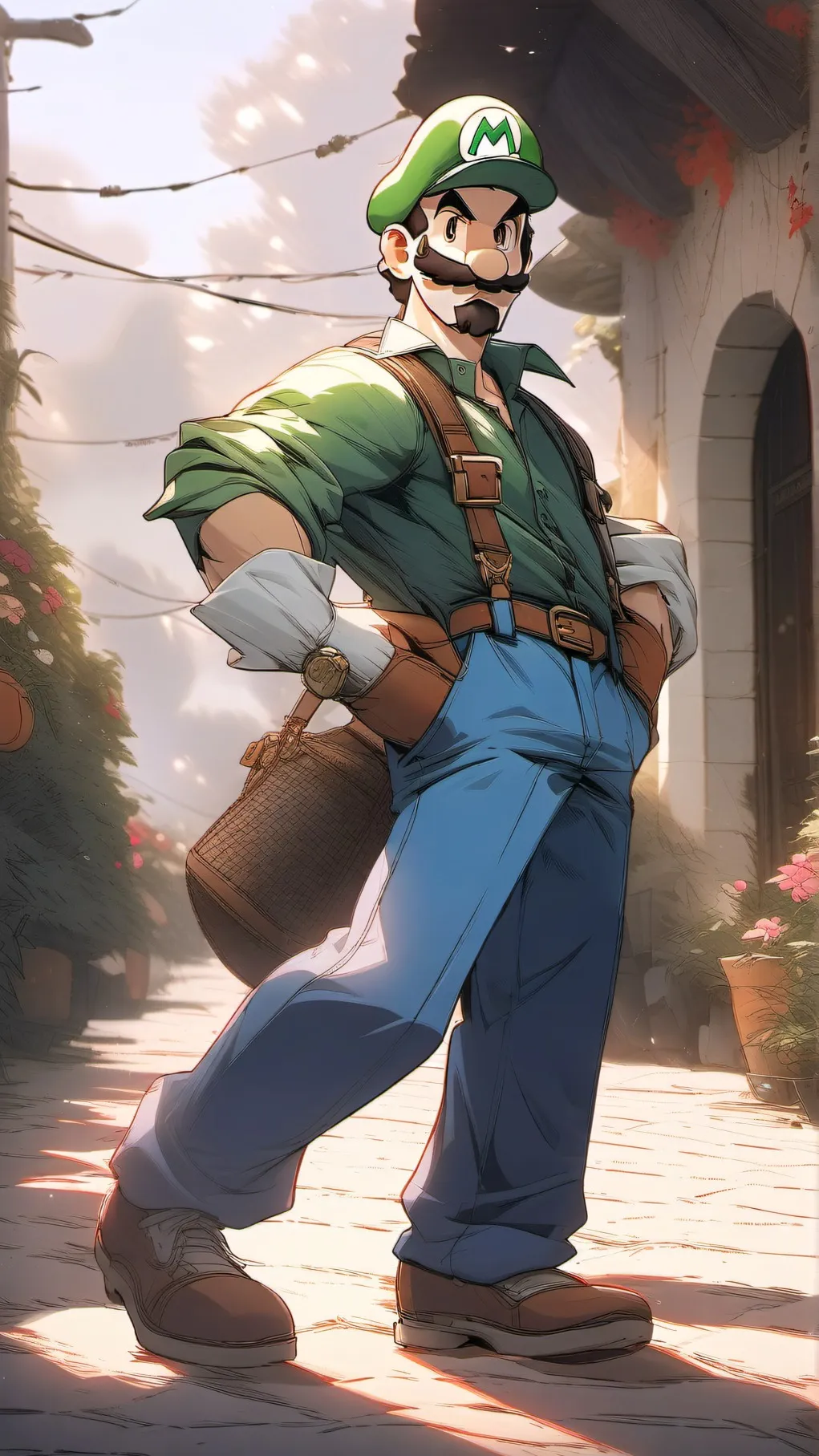 ai character: Yo soy luigi 🗣️❗ background