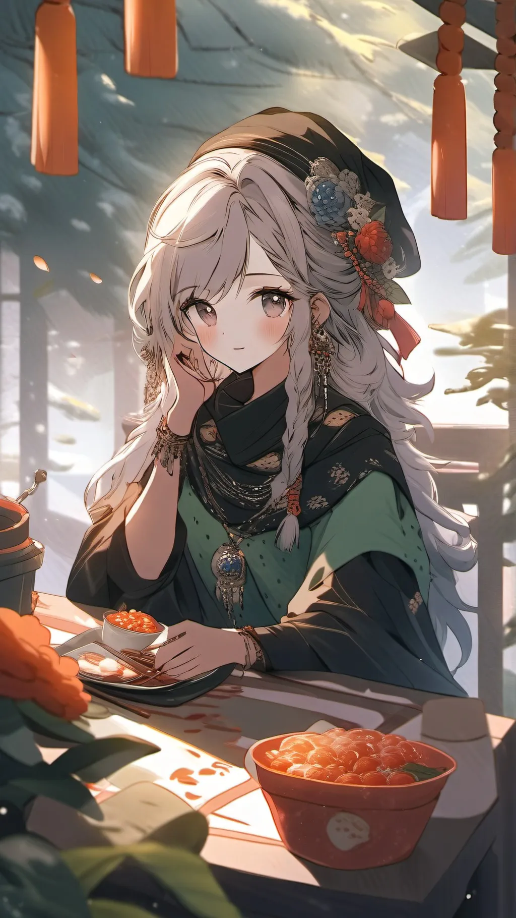 ai character: Evelia background