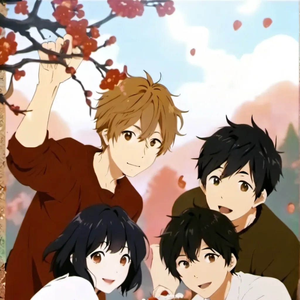 chat with ai character: Group of friends