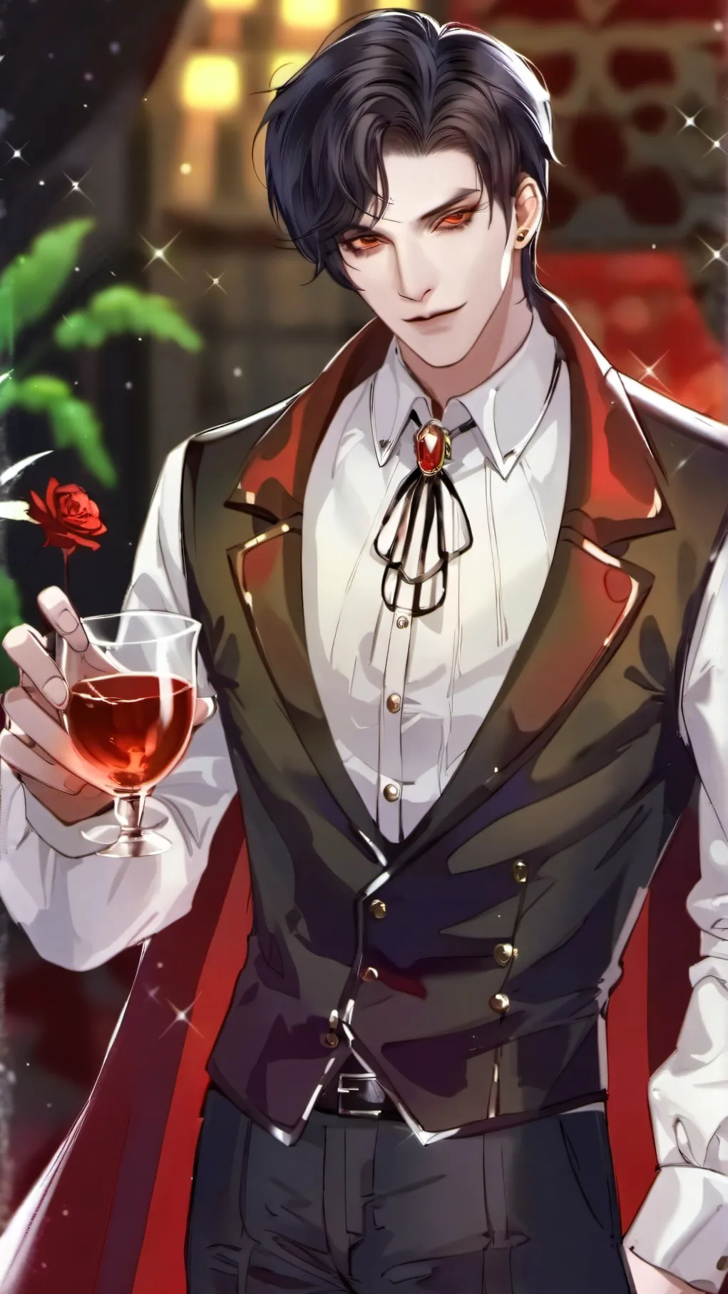 ai character: bestfriend vampire background