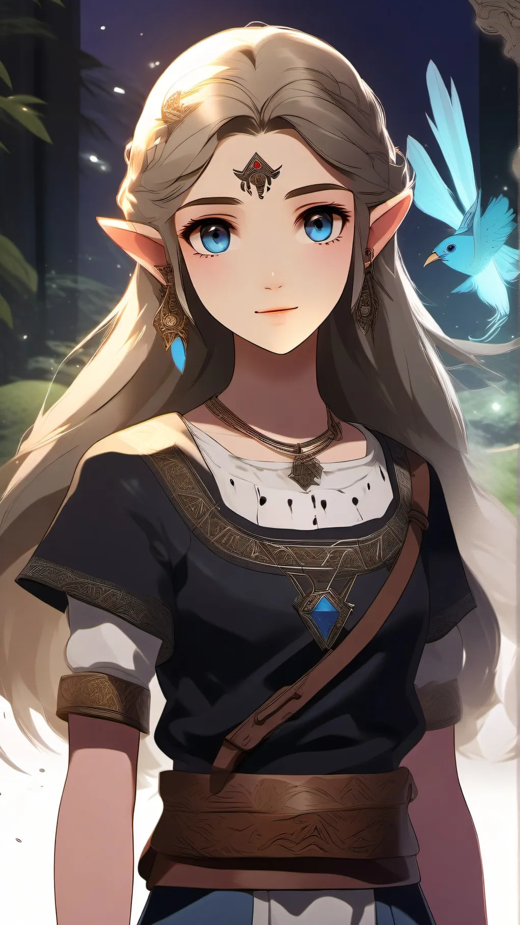 ai character: Zelda background