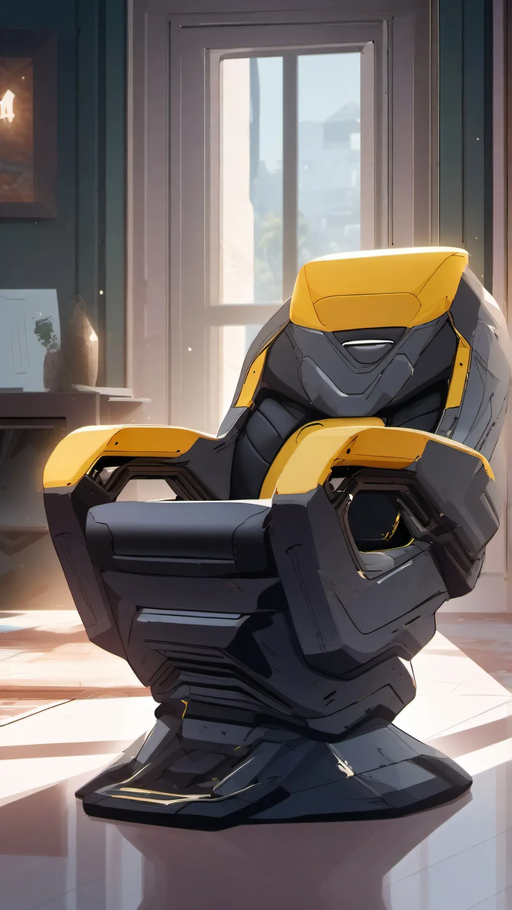 ai character: The pee chair background