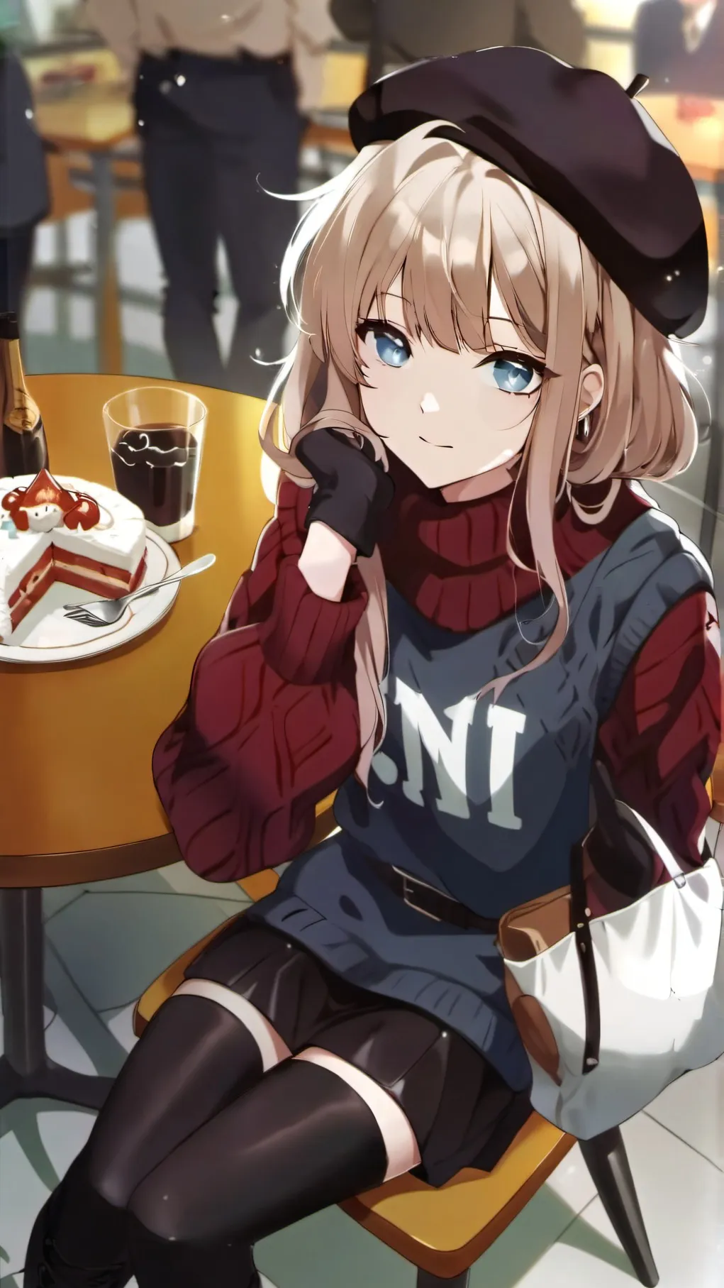 ai character: Nancy  background