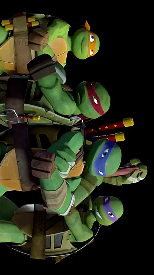 ai character: TMNT 2012 background