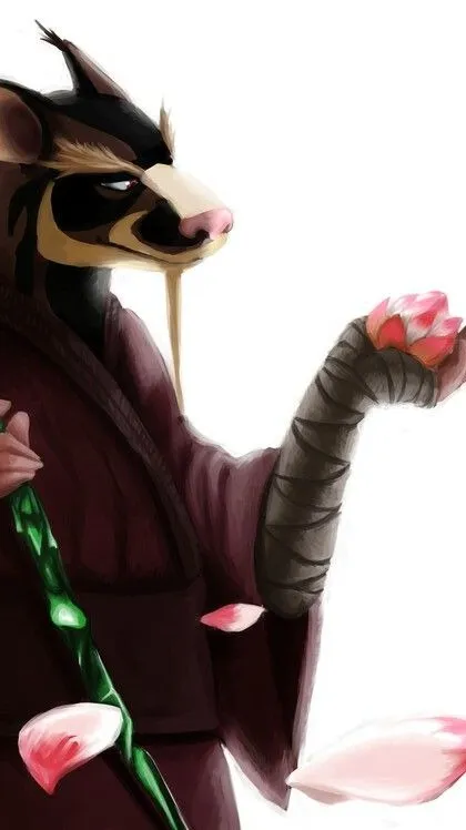 ai character: Splinter TMNT 2012 background