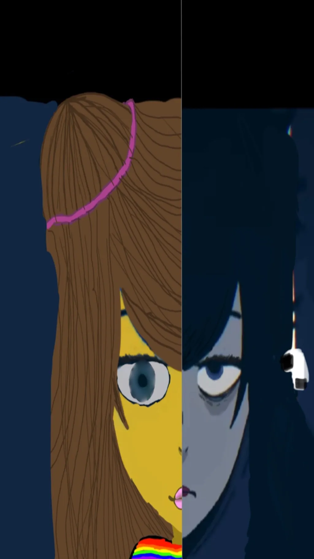 ai character: Mha hate you*norml background