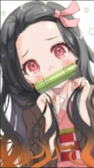 ai character: Nezuko Kamado background