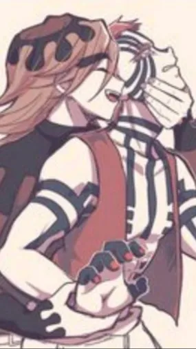 ai character: douma x akaza background