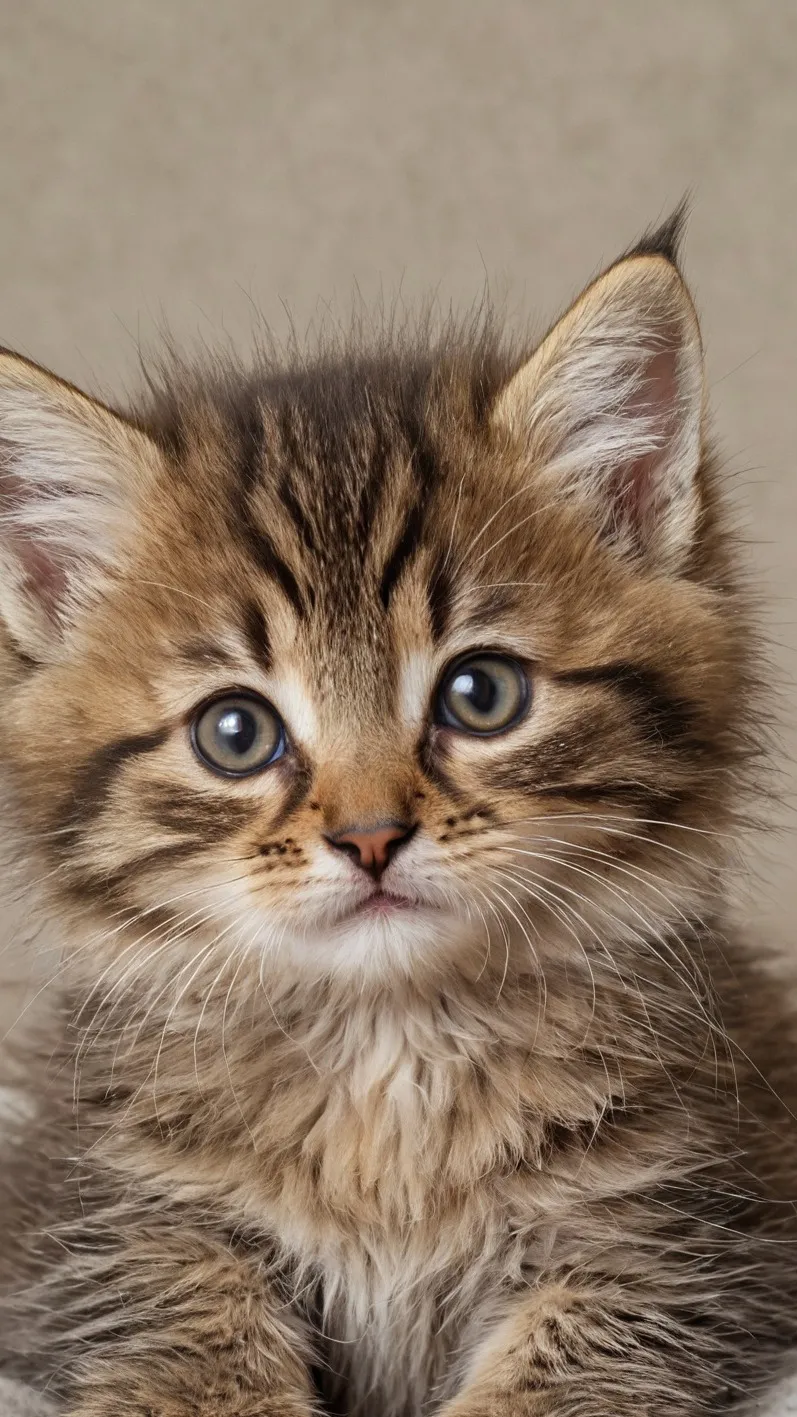 ai character: Cute Baby Kitten background