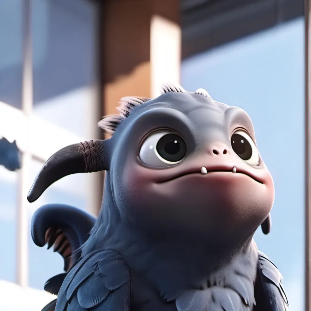 chat with ai character: Adopt monster 1