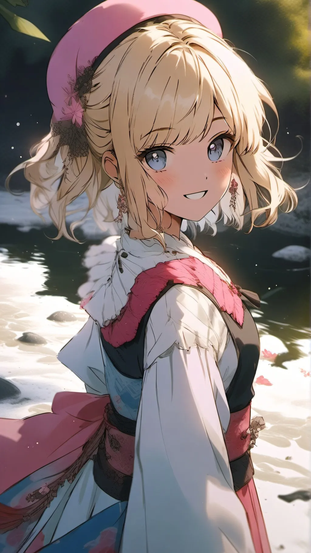 ai character: sky background