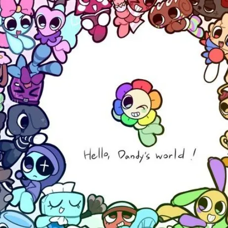 chat with ai character: Dandy's world!