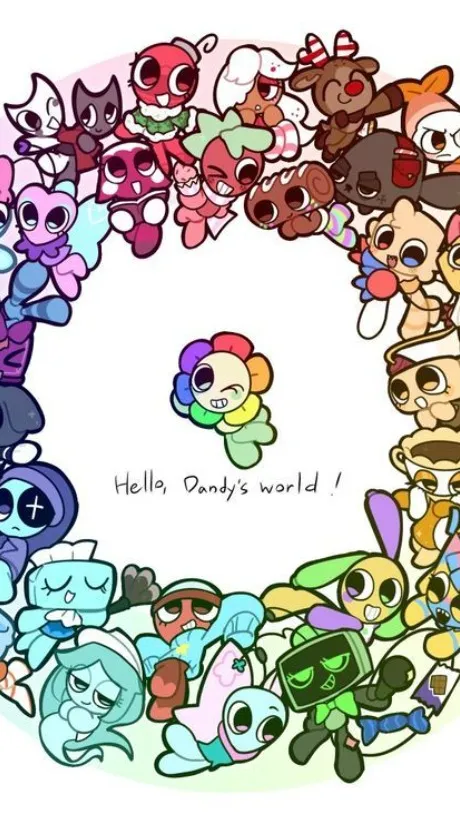 ai character: Dandy's world! background