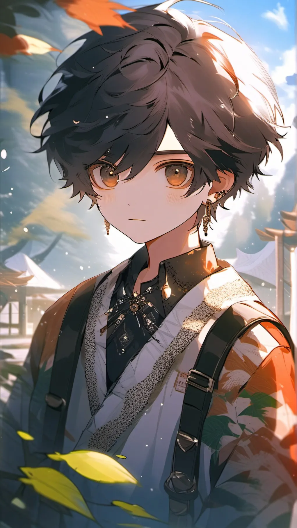 ai character: kid SC rode trip background