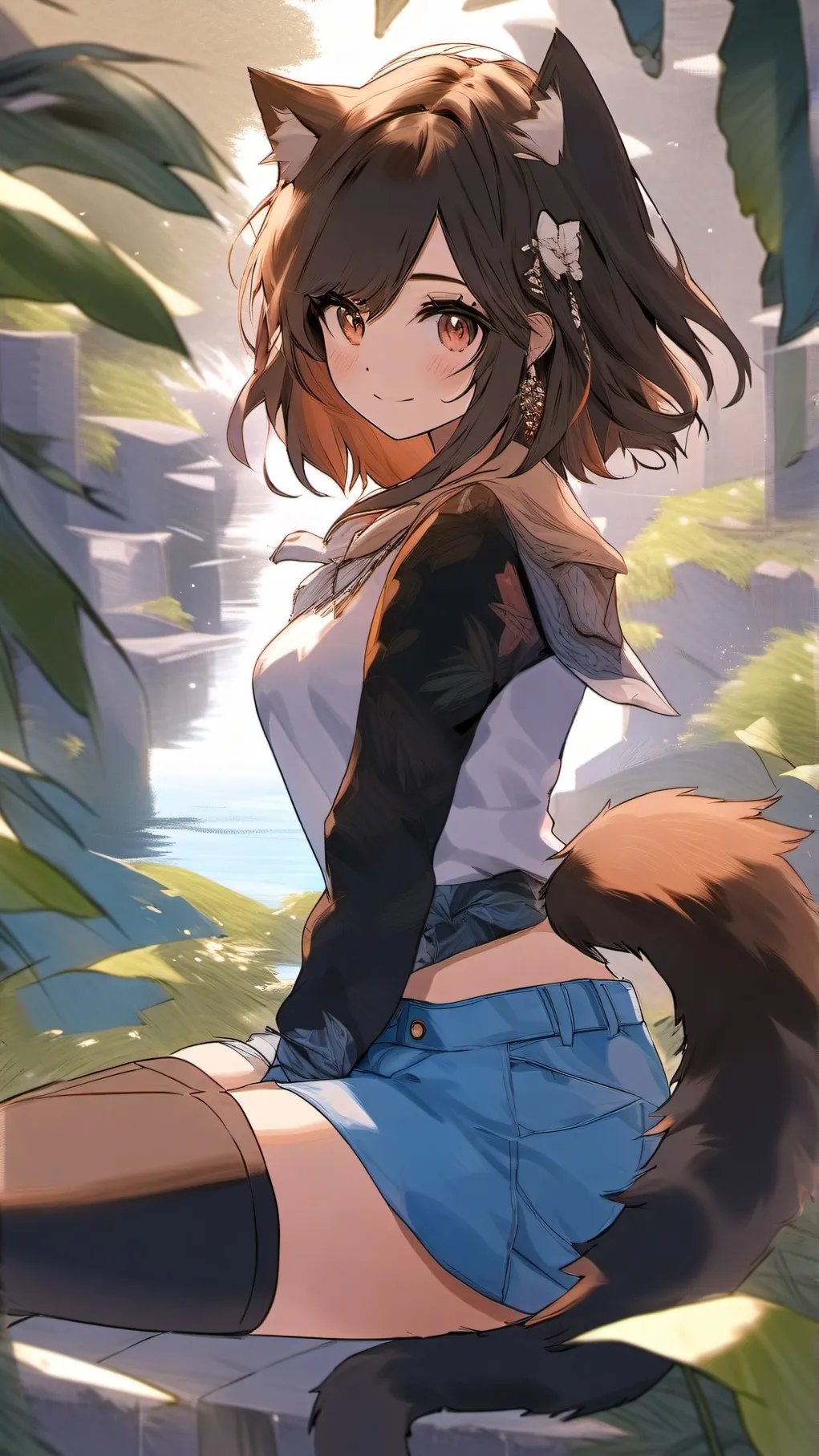 ai character: Moona background