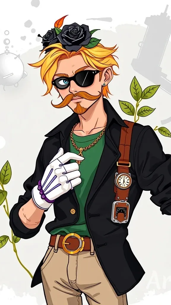 ai character: Le_chat_gameur background