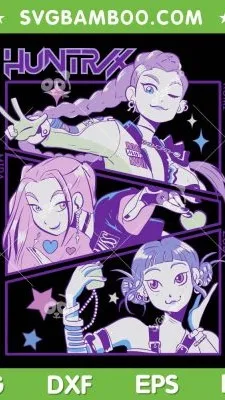 ai character: Huntrix background