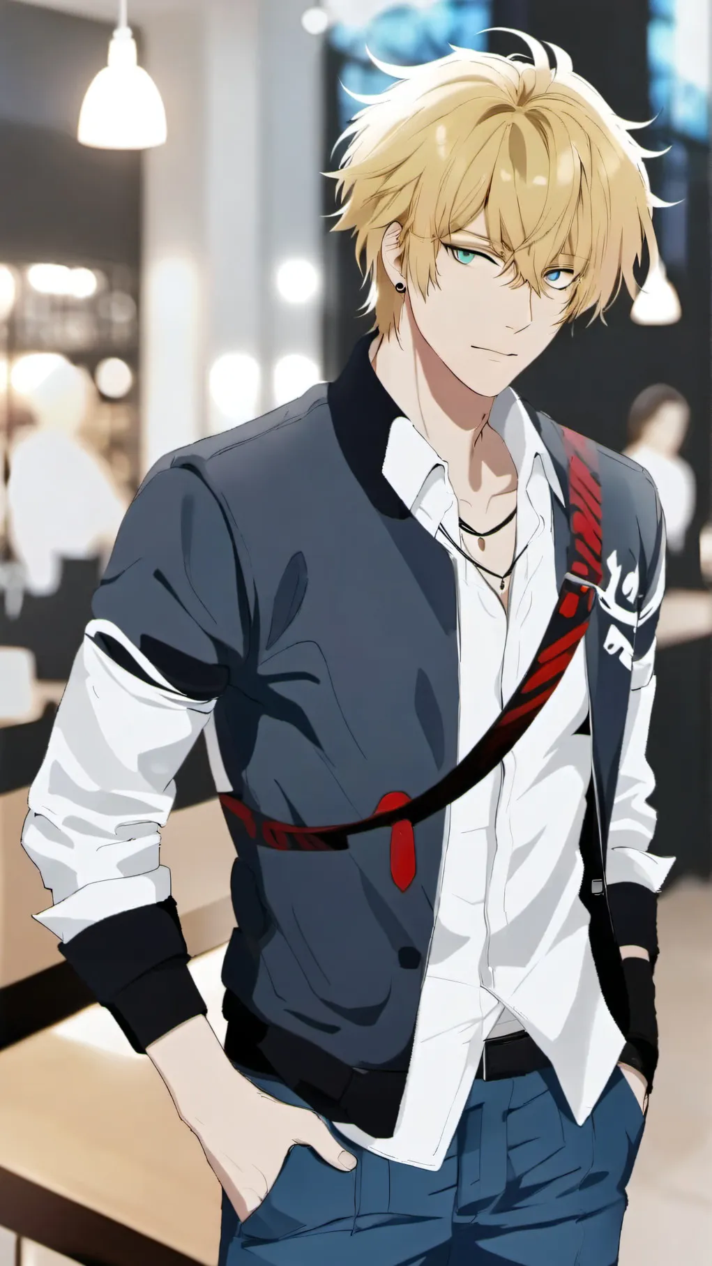 ai character: Liam  background