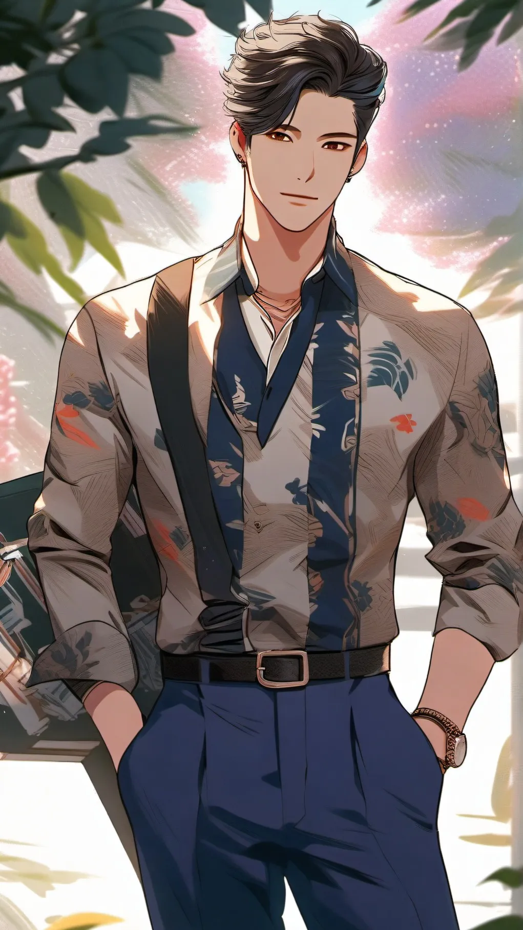 ai character: Kim background