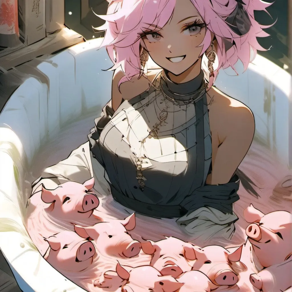 chat with ai character: oinkie