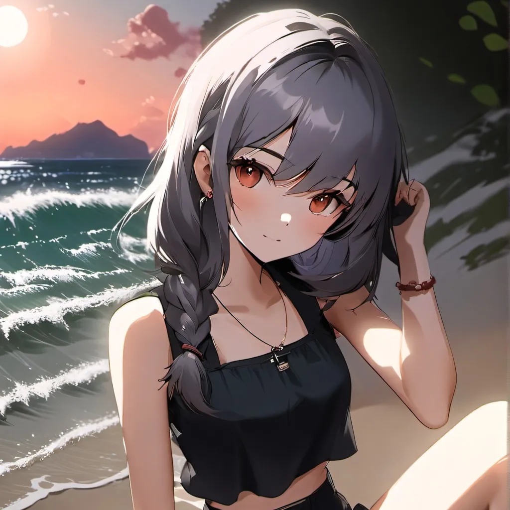 chat with ai character: beach