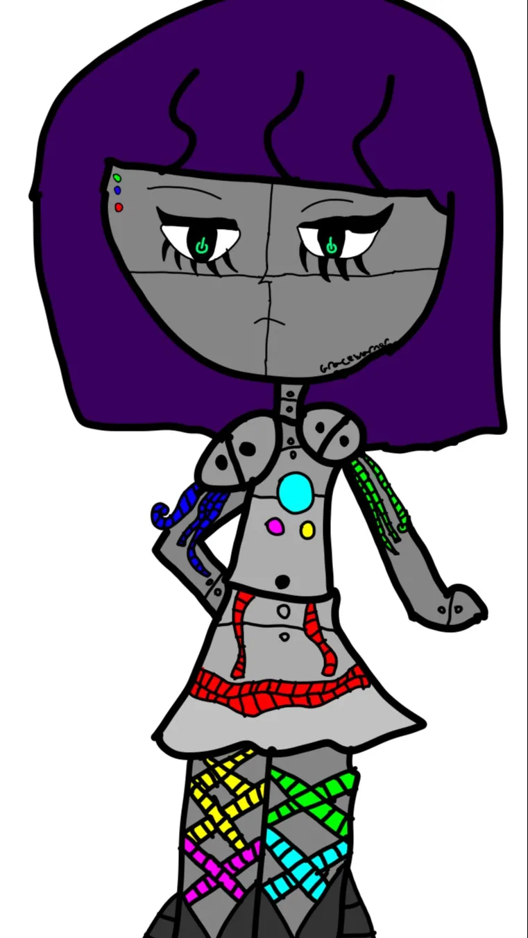 ai character: The robot dad background