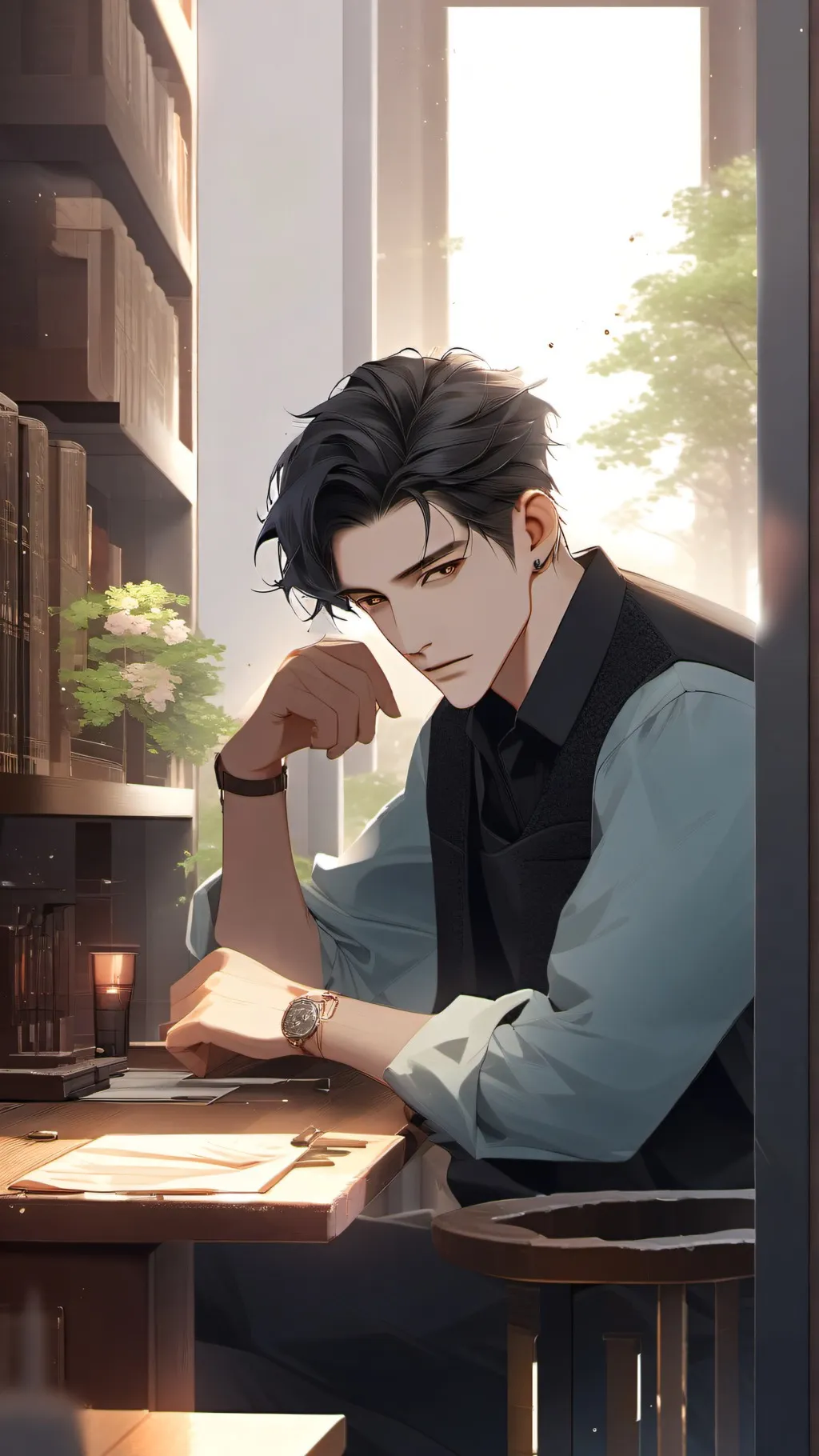 ai character: Dad background