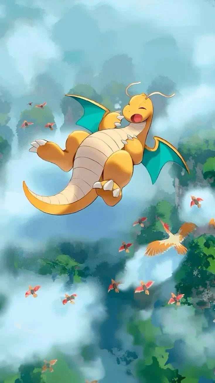 ai character: Dragonite background