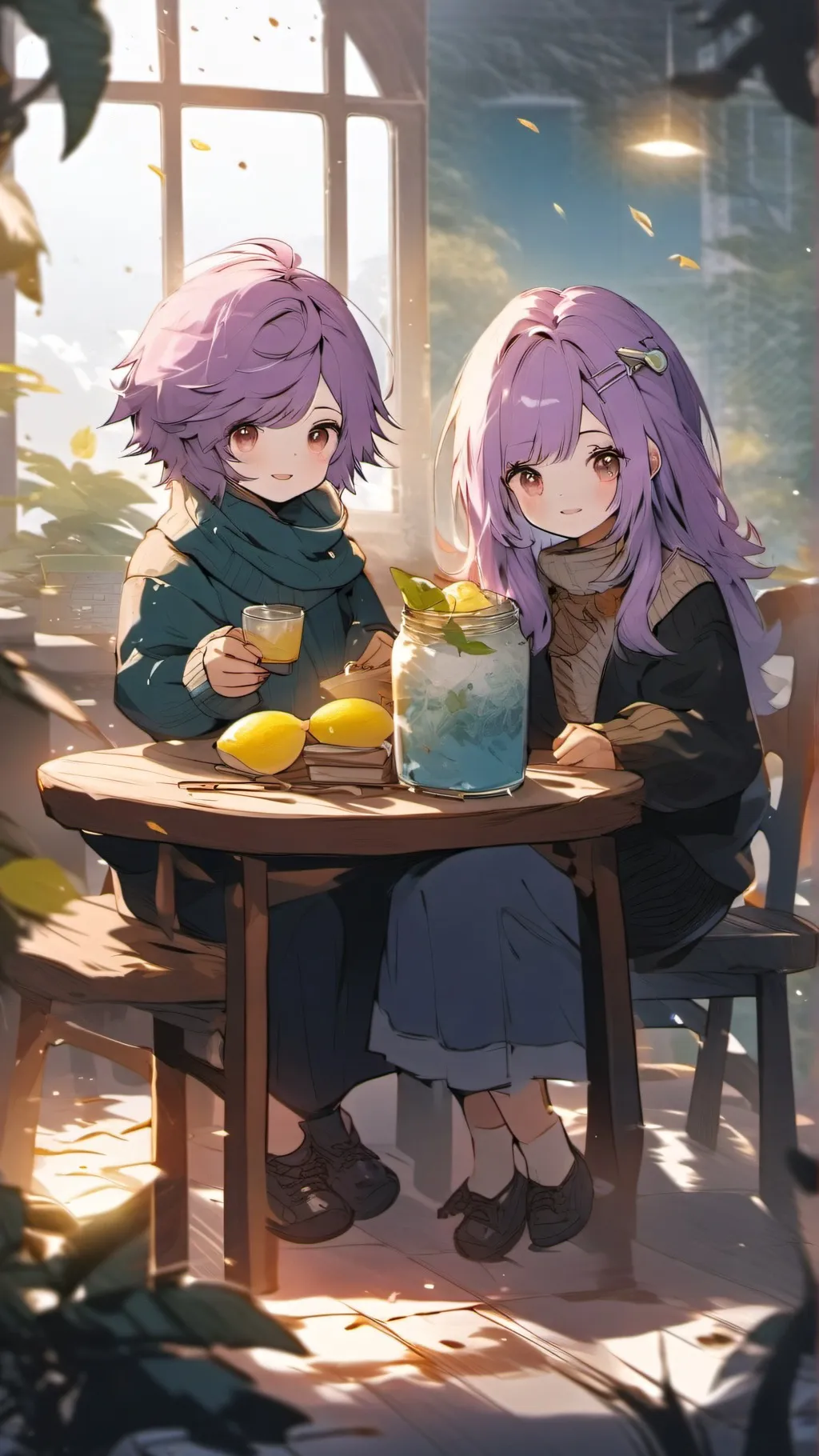 ai character: LILO AND MILO! background