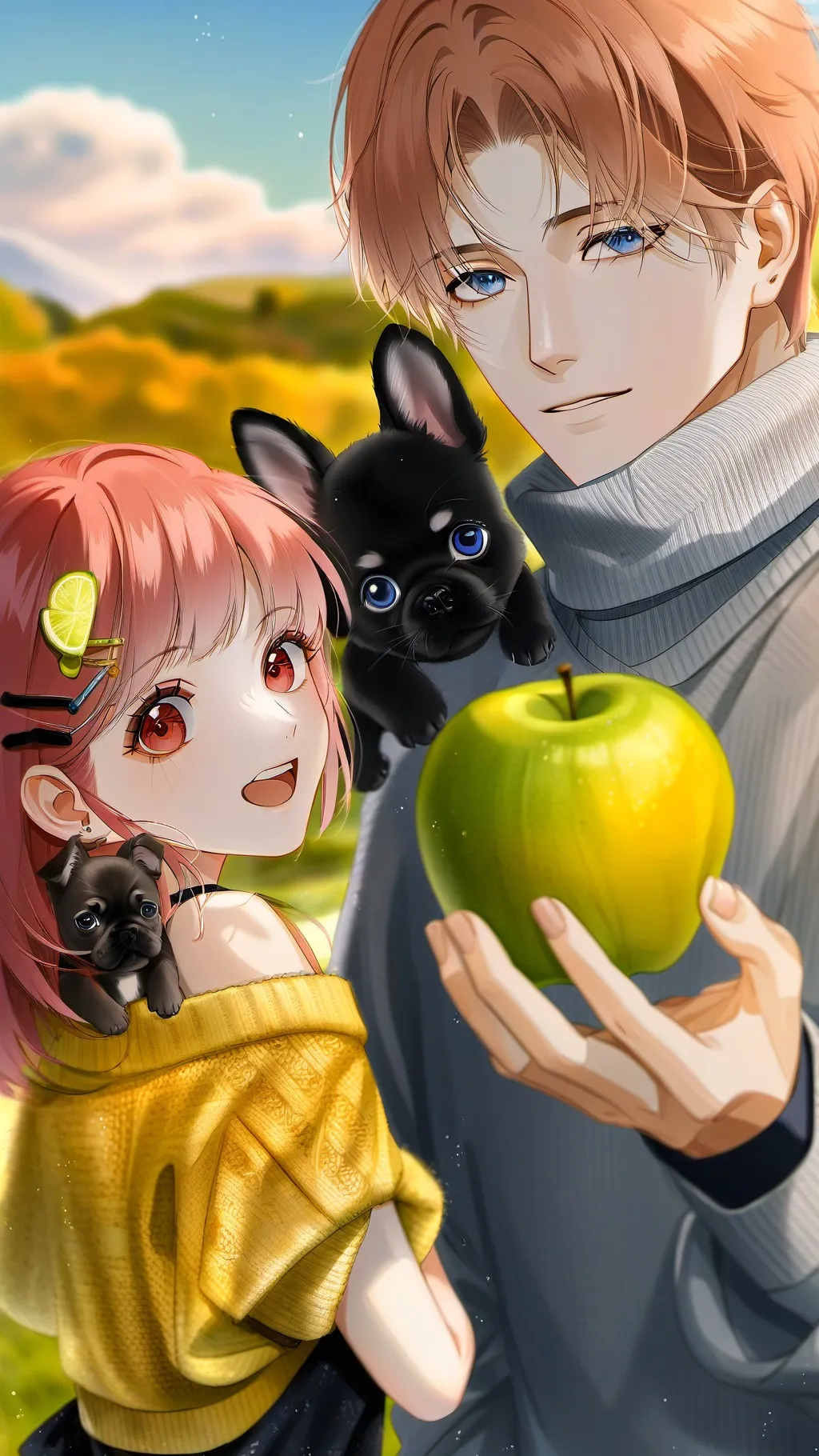 ai character: Sakura & Ben  background