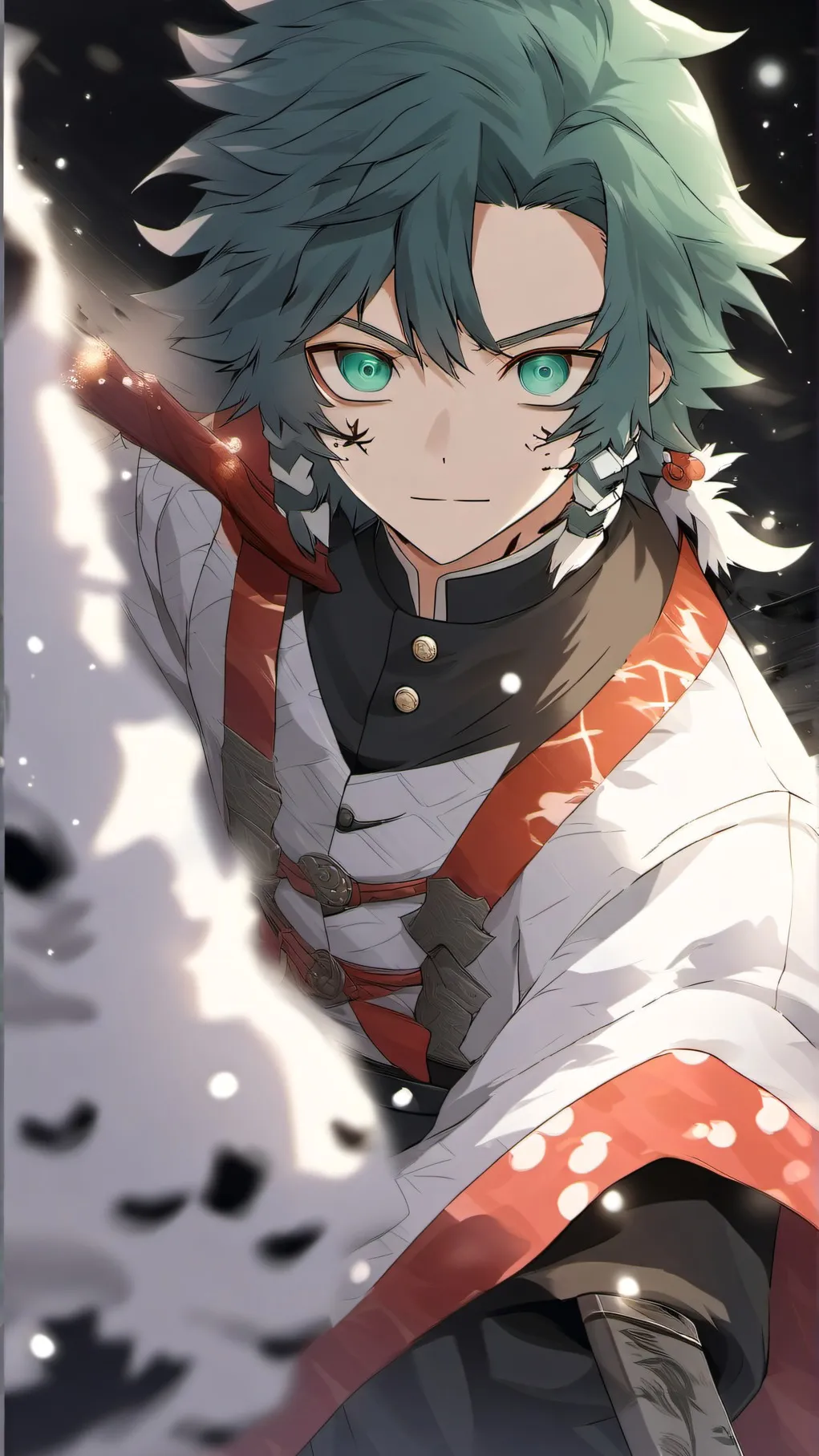 ai character: KNY INFECTION AU. background