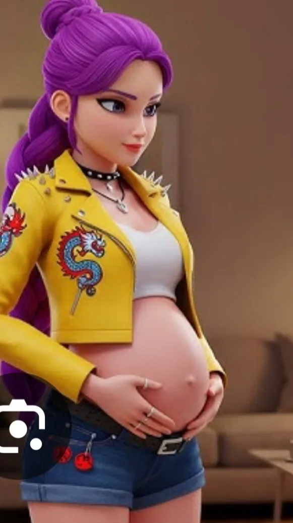 ai character: Pregnant rumi background