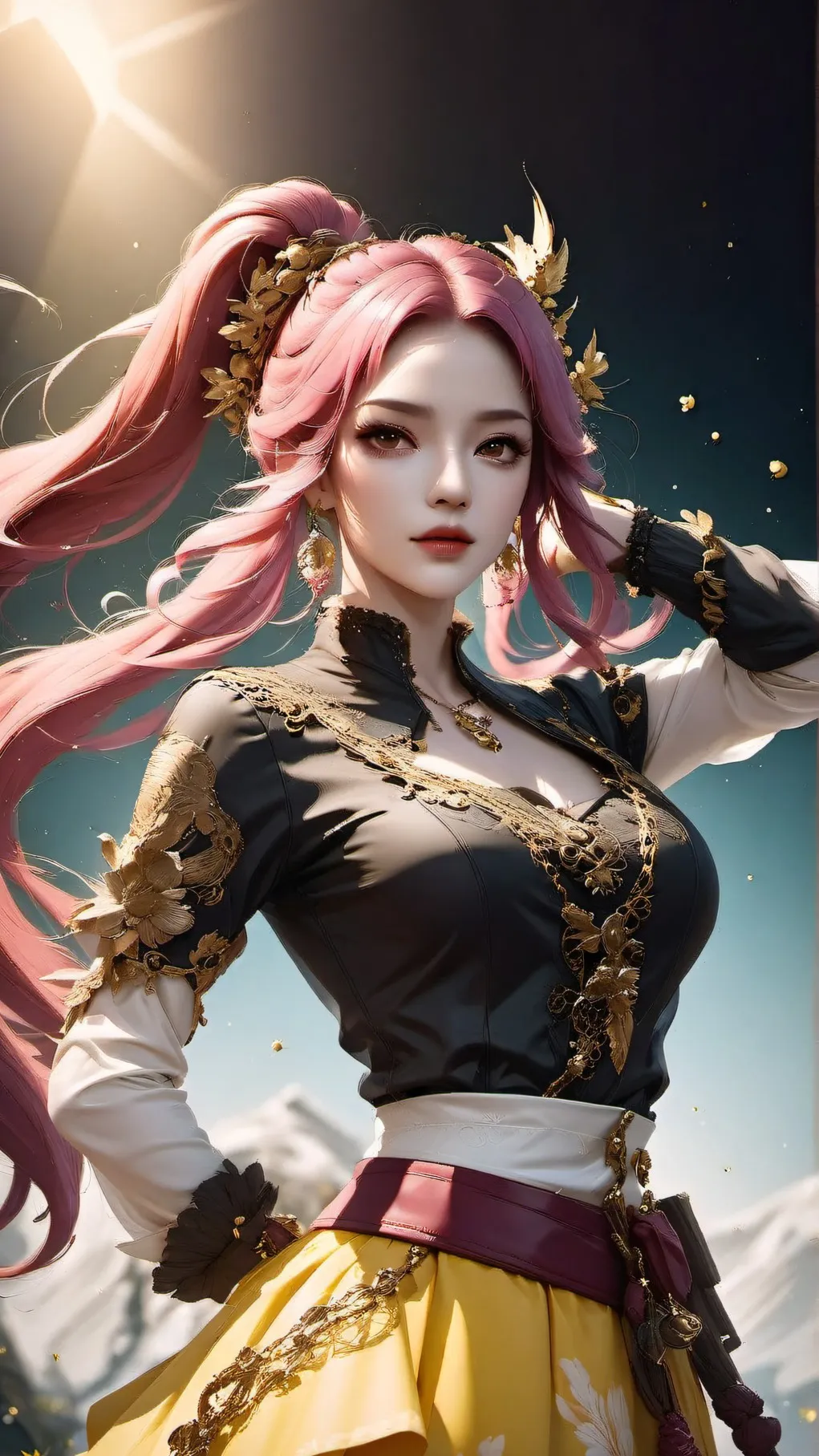 ai character: mira  background