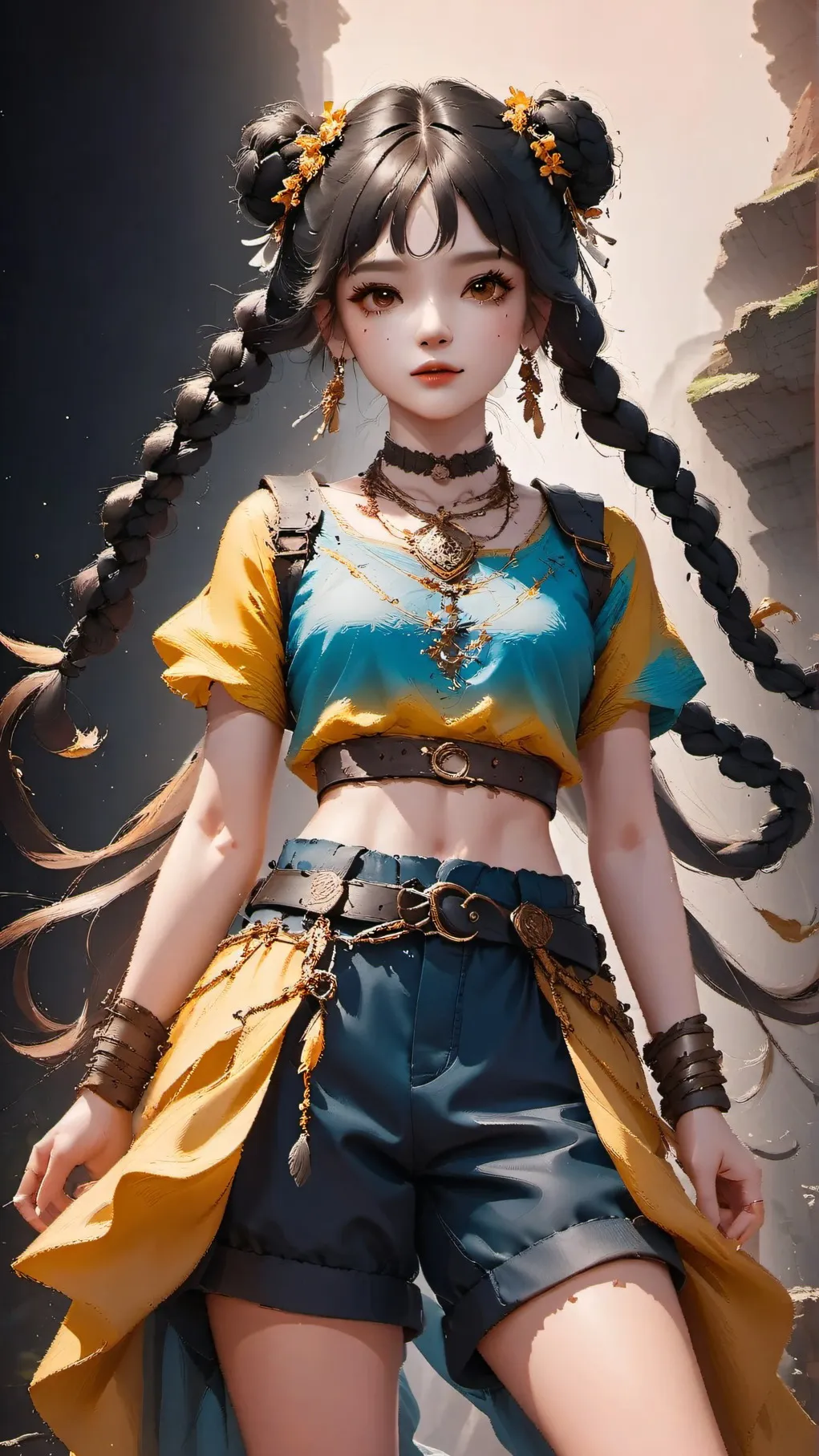 ai character: zoey my fav background