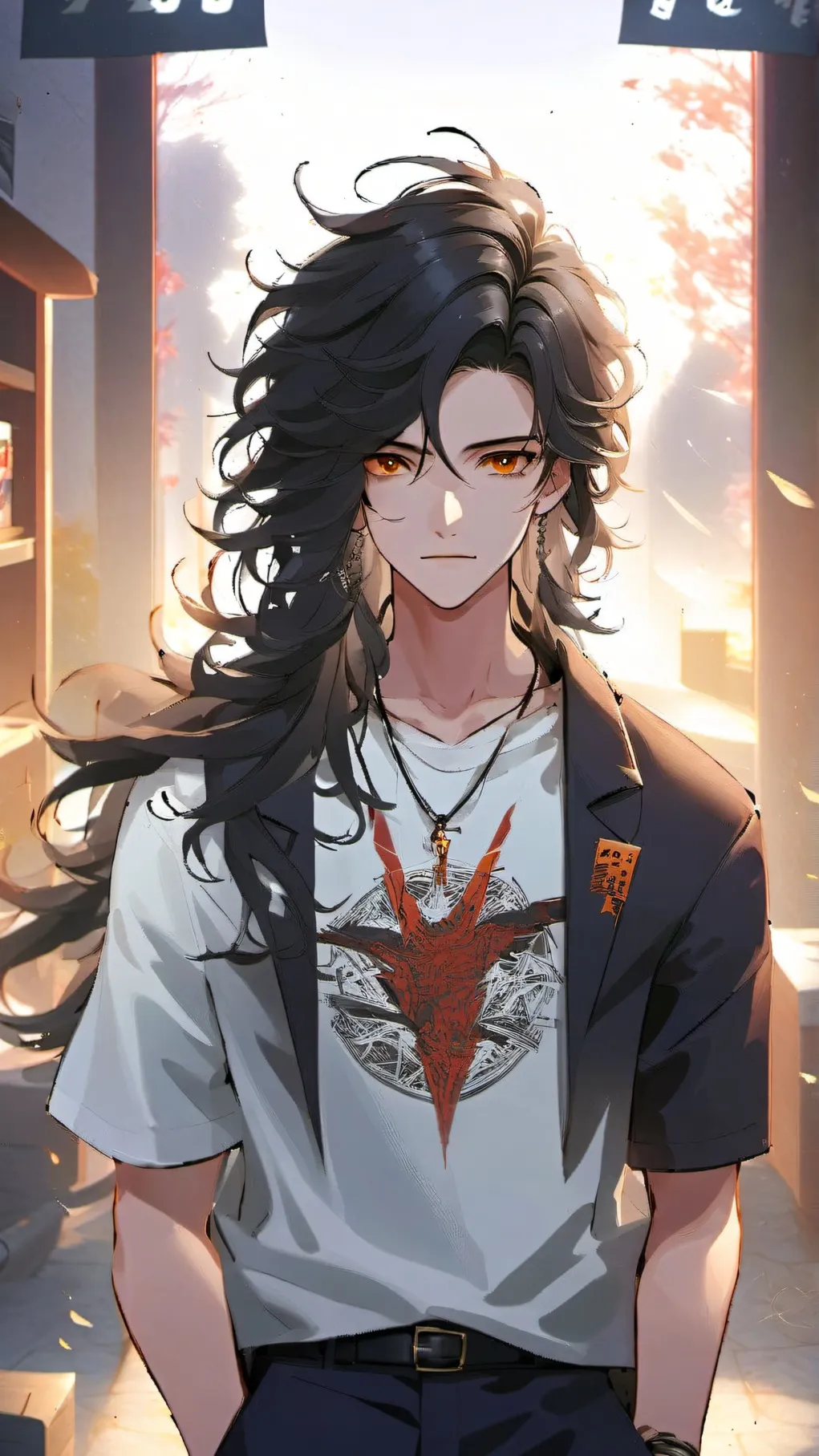 ai character: Eddie Munson  background