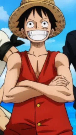 ai character: monkey D luffy background
