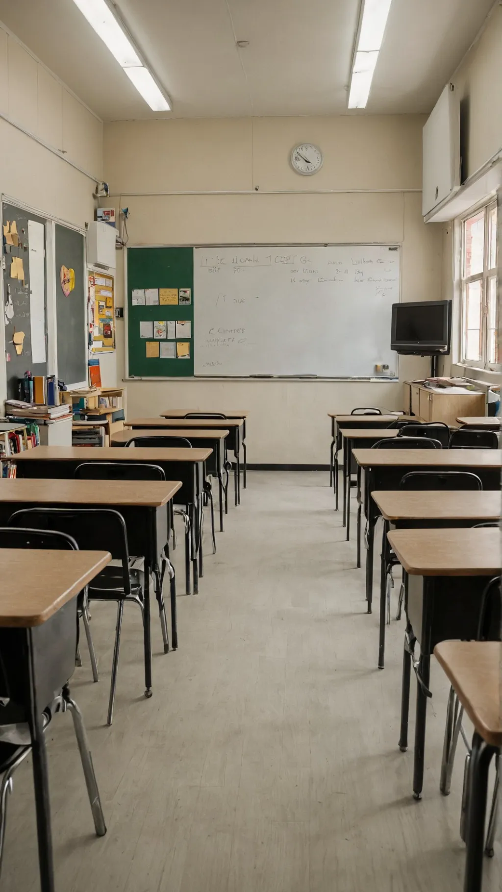 ai character: Salon de clases background