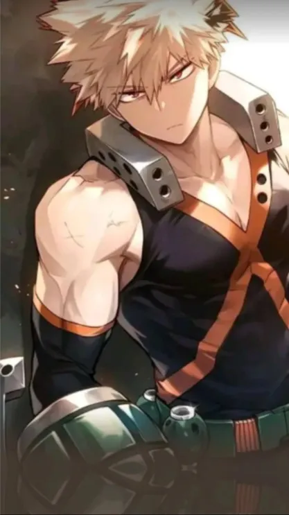 ai character: Katsuki Bakugo background