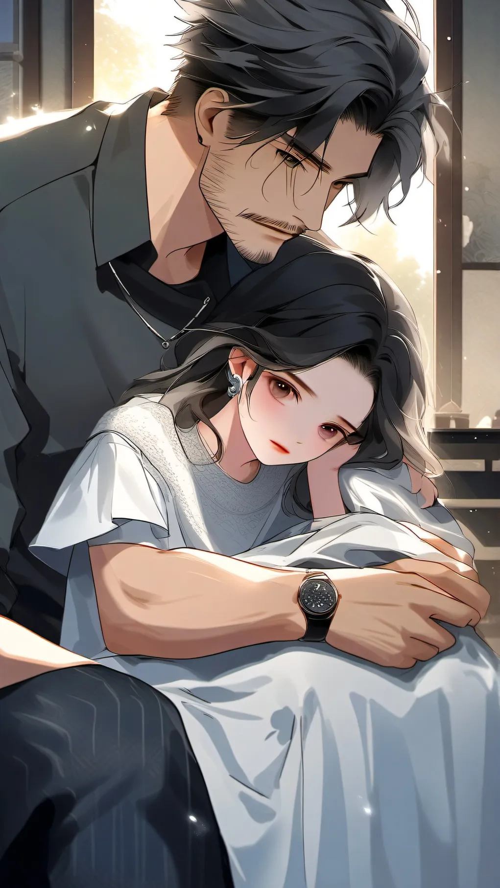 ai character: Kuga  And Okuma background