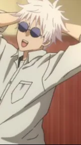 ai character: Gojo Satoru :) background