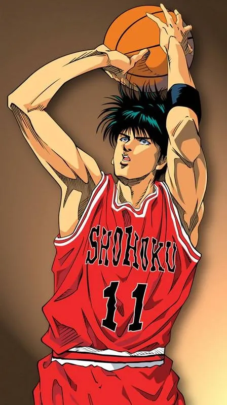 ai character: Kaede Rukawa background