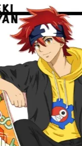 ai character: Reki Kyan background