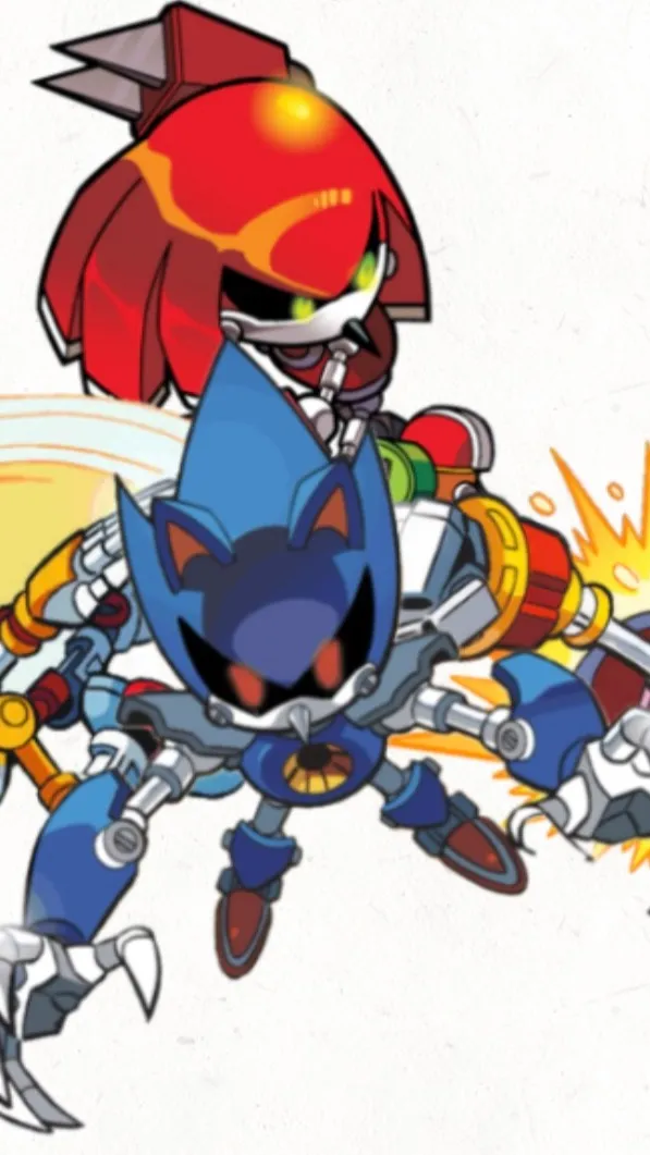 ai character: Team Metal background